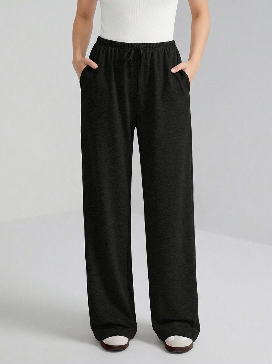 Womens Minimalist Loose Lounge Sweatpants